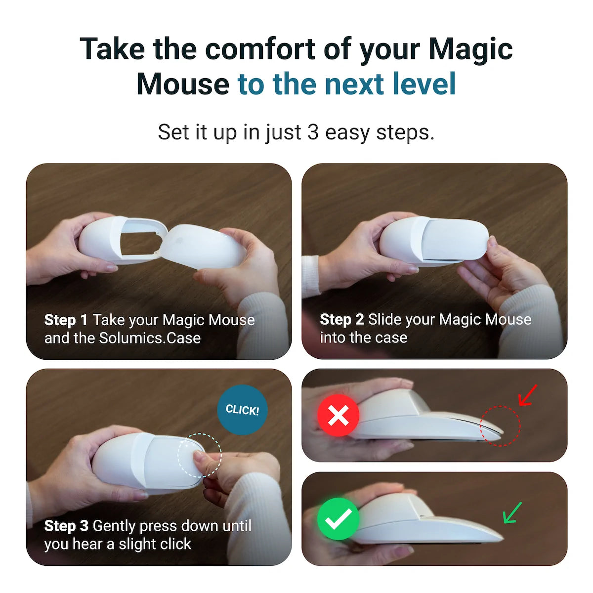 Solumics.Case - The ergonomic Magic Mouse Case