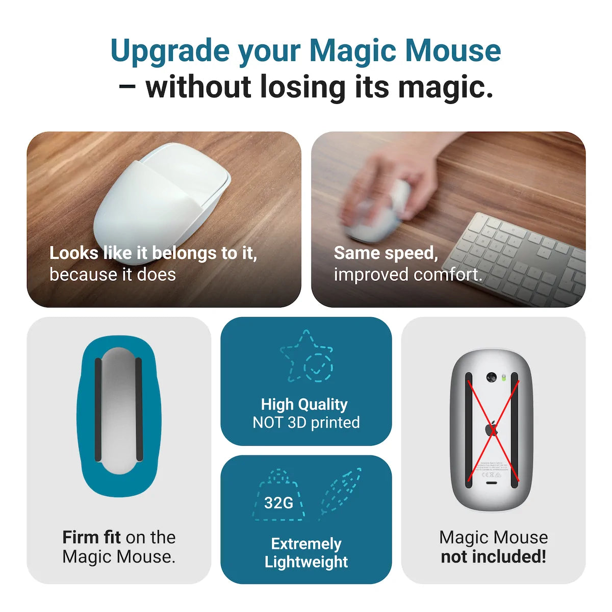 Solumics.Case - The ergonomic Magic Mouse Case