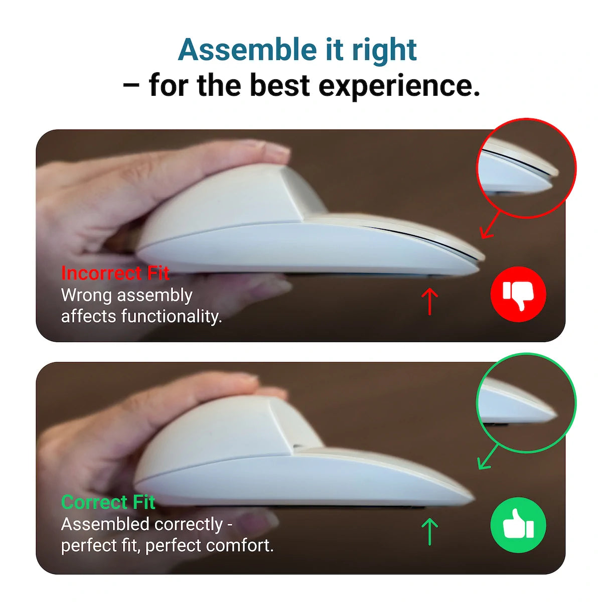 Solumics.Case - The ergonomic Magic Mouse Case