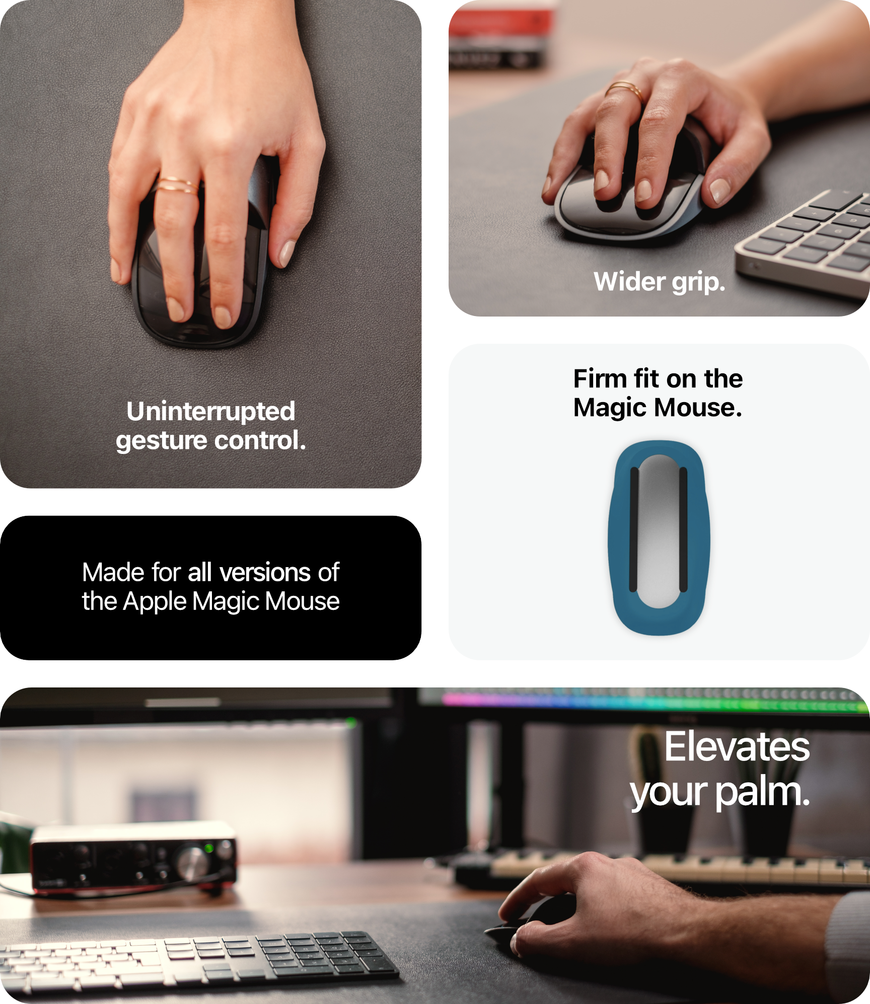 Apple's Magic Mouse gets the absolute perfect upgrade with this ergonomic  accessory - Yanko Design